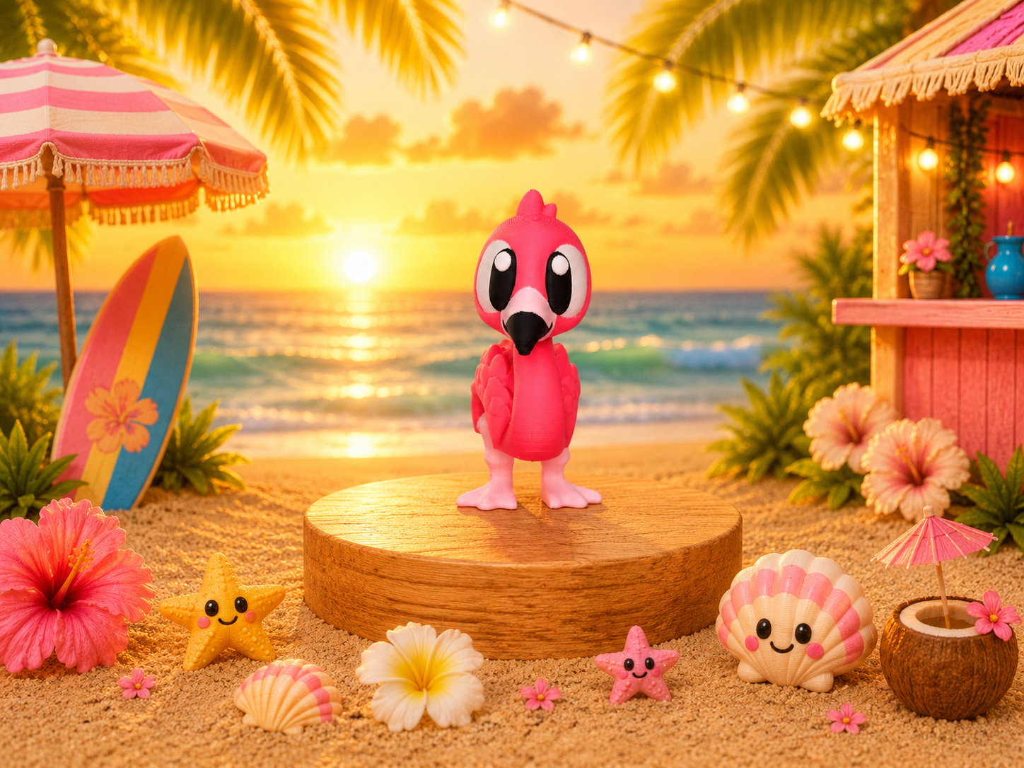Flossi the Flamingo  - Flexi