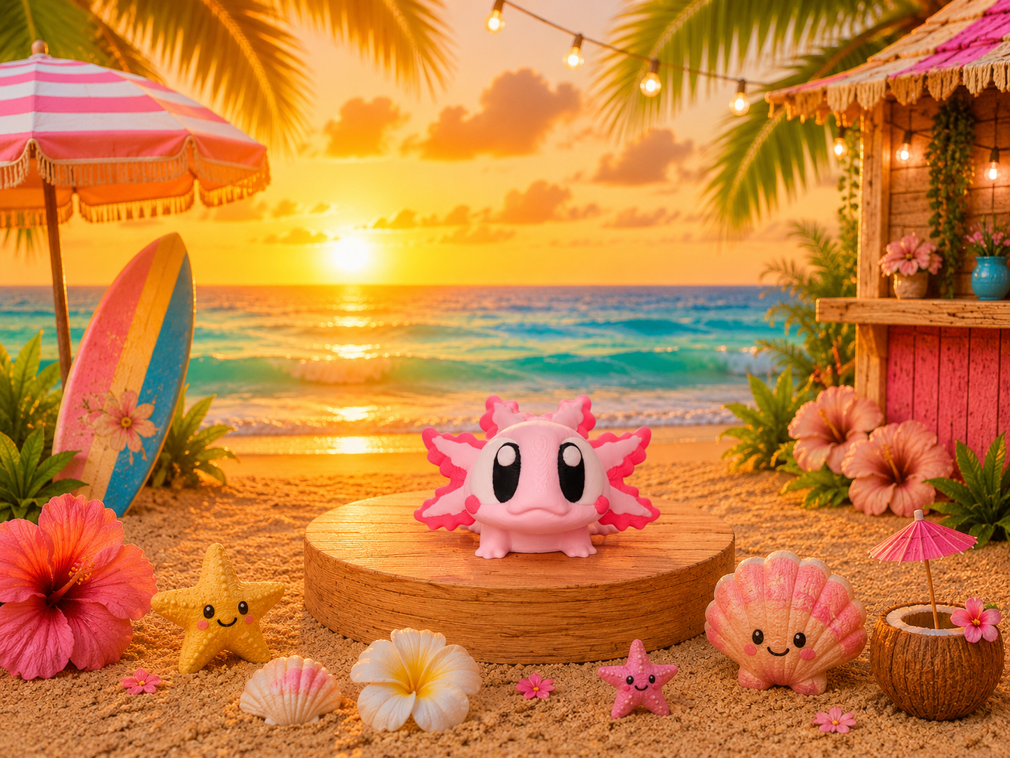 Lottie the Axolotl  - Flexi