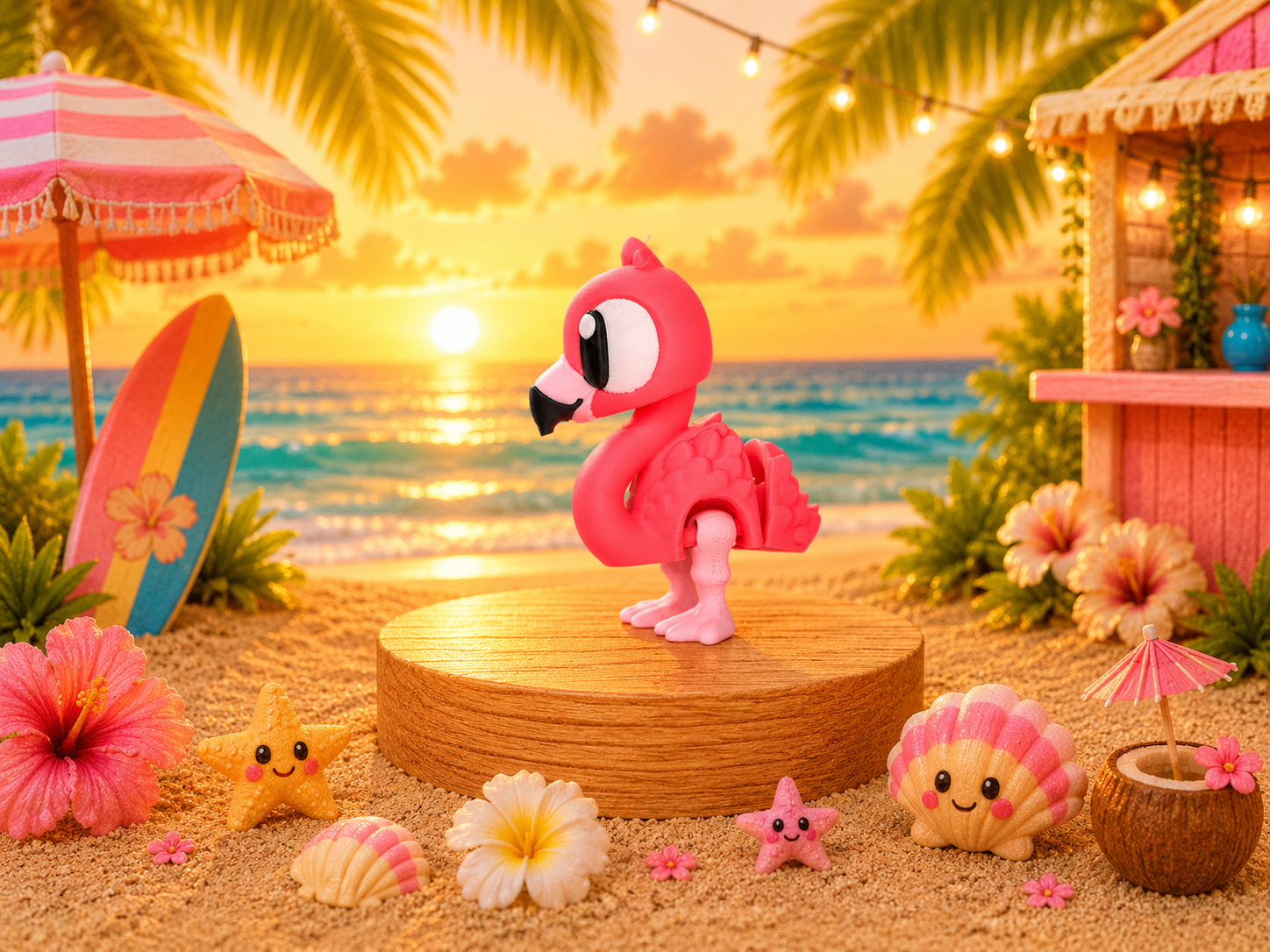 Flossi the Flamingo  - Flexi