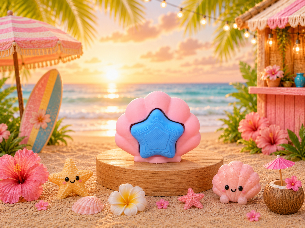 "Shellie” the Happy Little Seashell Clicker