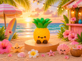 "Piney” the Happy Little Pineapple Clicker