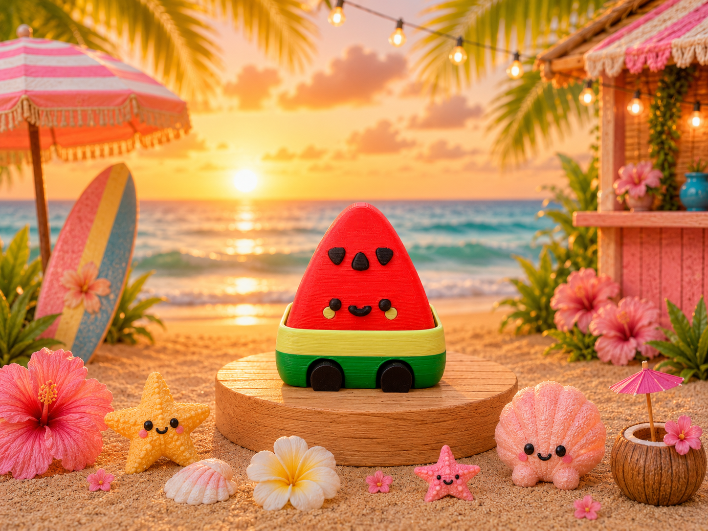 "Melly” the Happy Little Watermelon Clicker